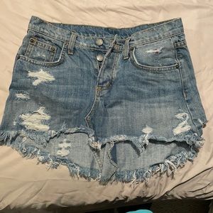 Carmar denim mini skirt